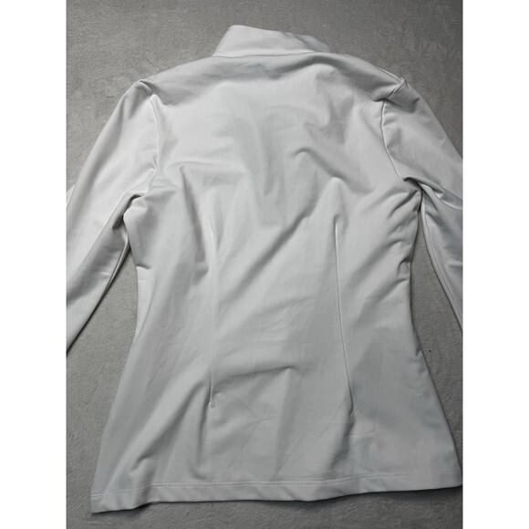 Sailor Sailor Britt 3/4 Sleeve White Floral Trim UPF 50+ Performance Top SZ SM - Picture 10 of 12